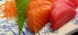 Sashimi de salmó i tonyina semi cru